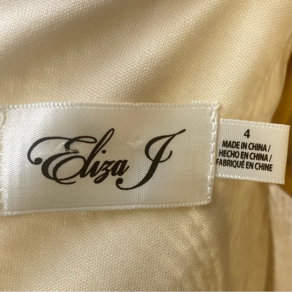 ELIZA J SEQUIN DRESS 4 long sleeve back zip closure fully lined VEGAS FORMAL - Picture 3 of 12